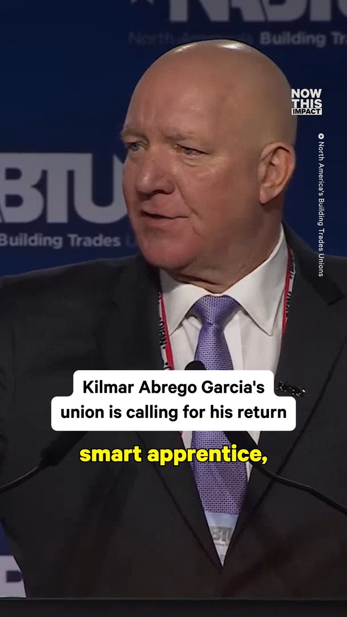 Kilmar Abrego Garcia is a first-year apprentice and member of SMART Local 100 — a union representing skilled sheet metal workers across Washington D.C., Baltimore, and the surrounding areas.