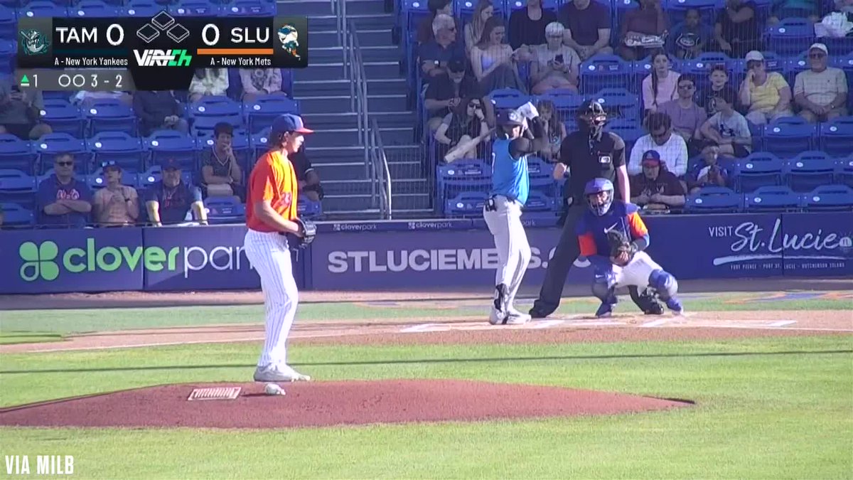 Jeff McNeil makes a sliding catch in center field! McNeil is playing center tonight on his rehab assignment for Single-A St. Lucie: