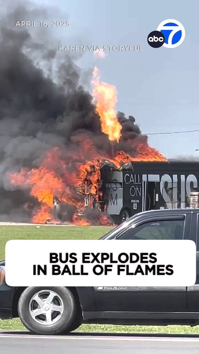 WILD: A "Jesus" bus exploded in Louisiana after the vehicle’s compressed natural gas fuel tank ruptured, damaging nearby cars and businesses. No injuries were reported.