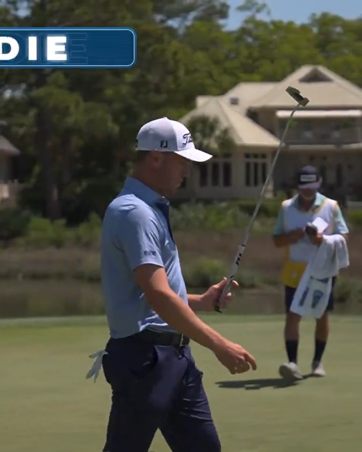 The only player with multiple rounds of 62 or better this season ๐ช Justin Thomas cruised in Round 1 RBC Heritage.