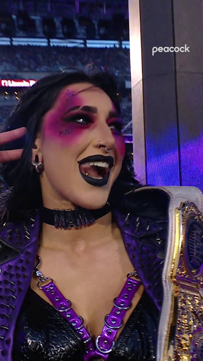 Mami Mania 🥰 #WrestleMania is streaming April 19 & 20 on Peacock.