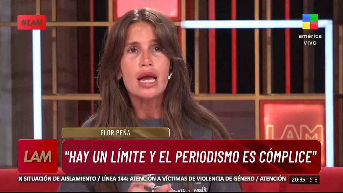 "Florencia Peña": Por sus declaraciones en #LAM