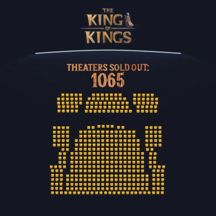 Theaters around the country are selling out! ๐ One of the highest audience scores in RT history and the #1 animated biblical opening of all time. ๐๐ฅ Get your tickets today at