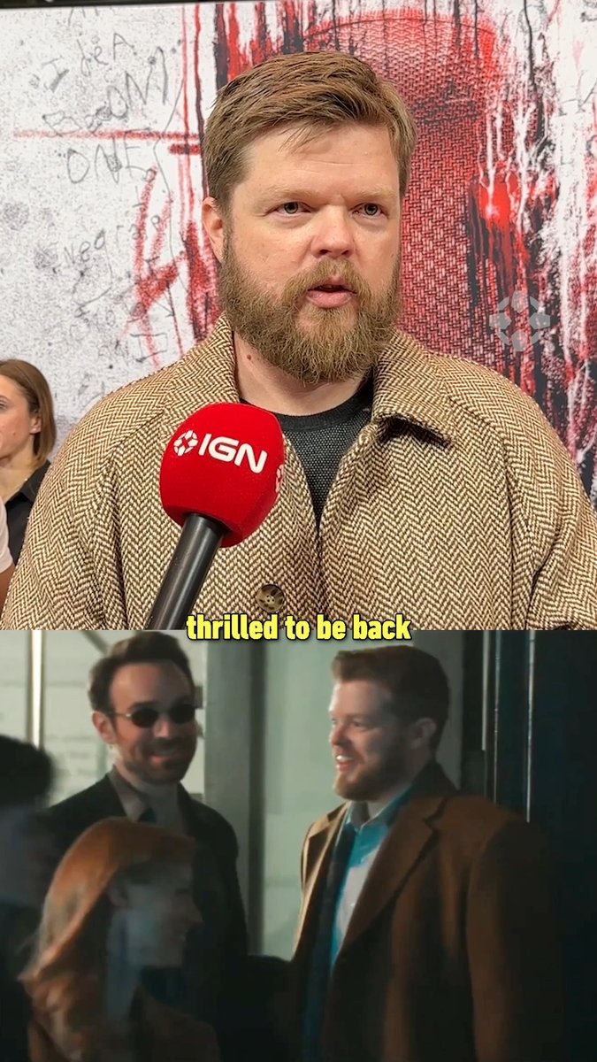 Looking back on this interview with Daredevil: Born Again's Eldon Henson 😅