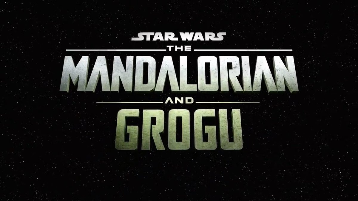 Title logo reveal for #TheMandalorianAndGrogu movie - in theaters May 22, 2026.