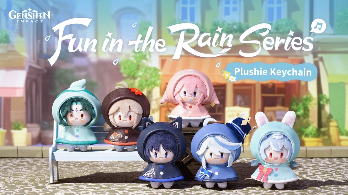 This stop-motion animation of the Fun in the Rain series is so adorable 🥺🩷 The plushies are slated for future release on the official Genshin Impact Amazon store! #GenshinImpact #genshingoods