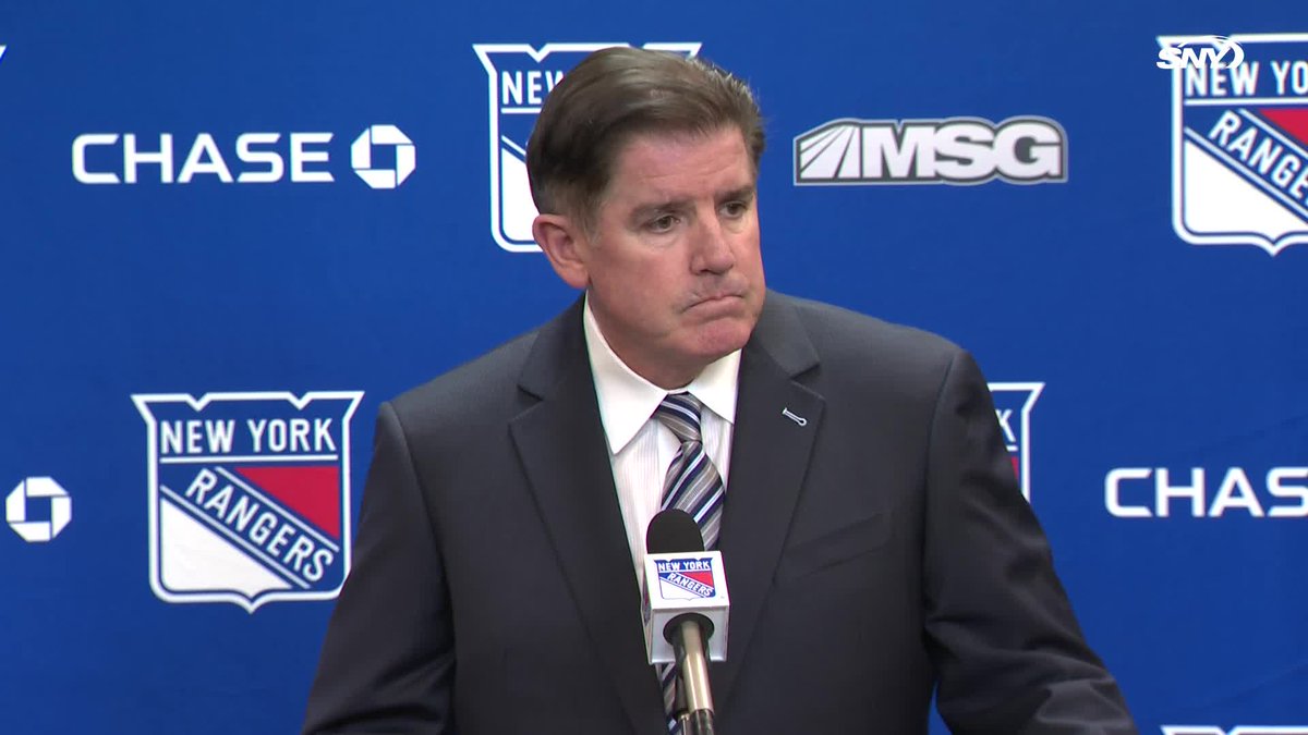 "The year certainly wasn't where it needed to be, but right now, I'm here. This is where I wanted to be." Peter Laviolette talks about his future with the Rangers: