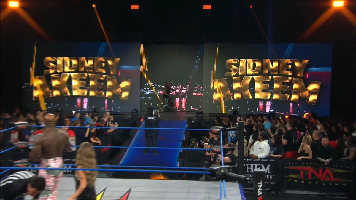 .Sidney Akeem has accepted MOOSE™️'s open challenge! WATCH #TNAUnbreakable LIVE on TNA+: