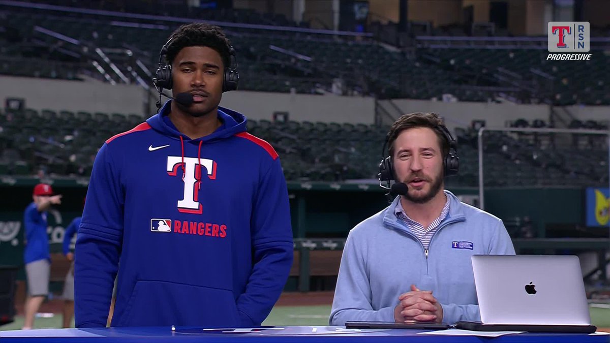 "The guys were happy for me. We had a good time." Texas Rangers starter Kumar Rocker joins Jared Sandler to discuss his first career MLB win ⤵️