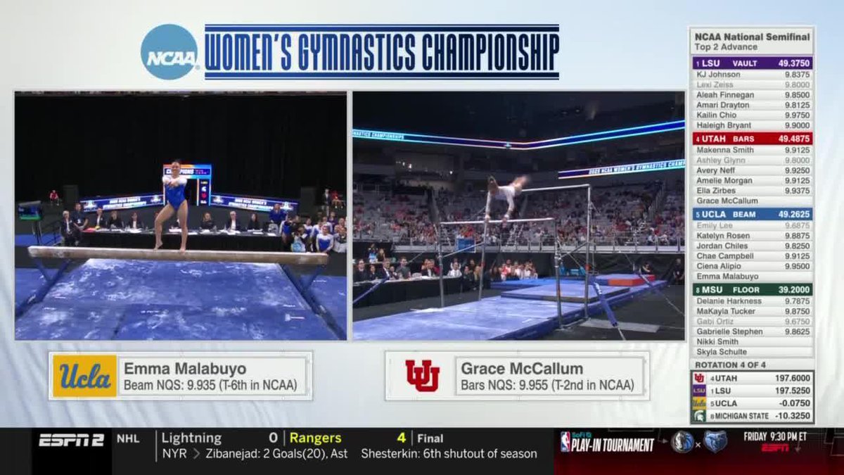THE BRUINS ARE IN! Emma Malabuyo clinches the Bruins' trip to the Championship with a 9.9750! 📺: ESPN2