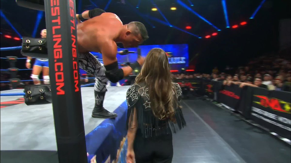 .๐ Frankie Kazarian ๐ doing ๐ Frankie Kazarian ๐ things. WATCH #TNAUnbreakable LIVE on TNA+: