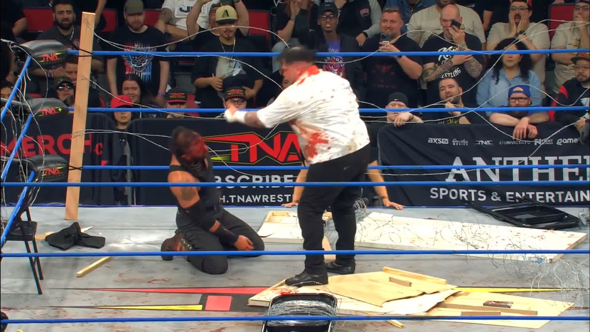 SALT in the wounds—literally. Sami Callihan Mance Warner WATCH #TNAUnbreakable LIVE on TNA+: