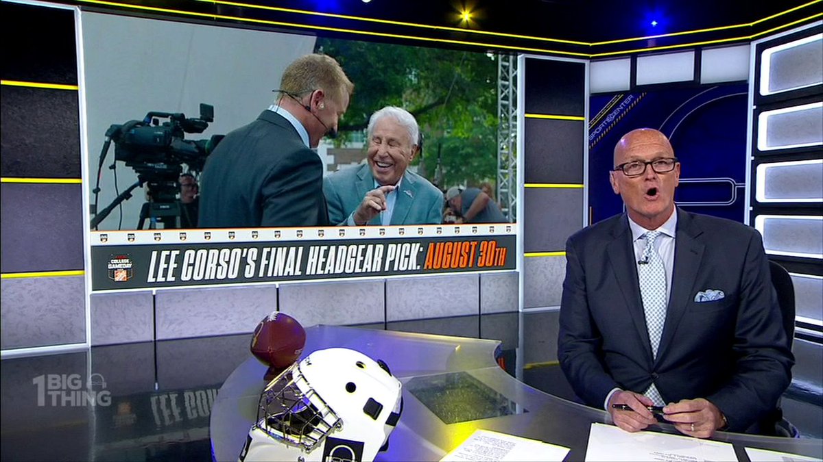 1️⃣ BIG THING: Lee Corso 🐐 Scott Van Pelt on how one legend reshaped college football Saturdays 🏈