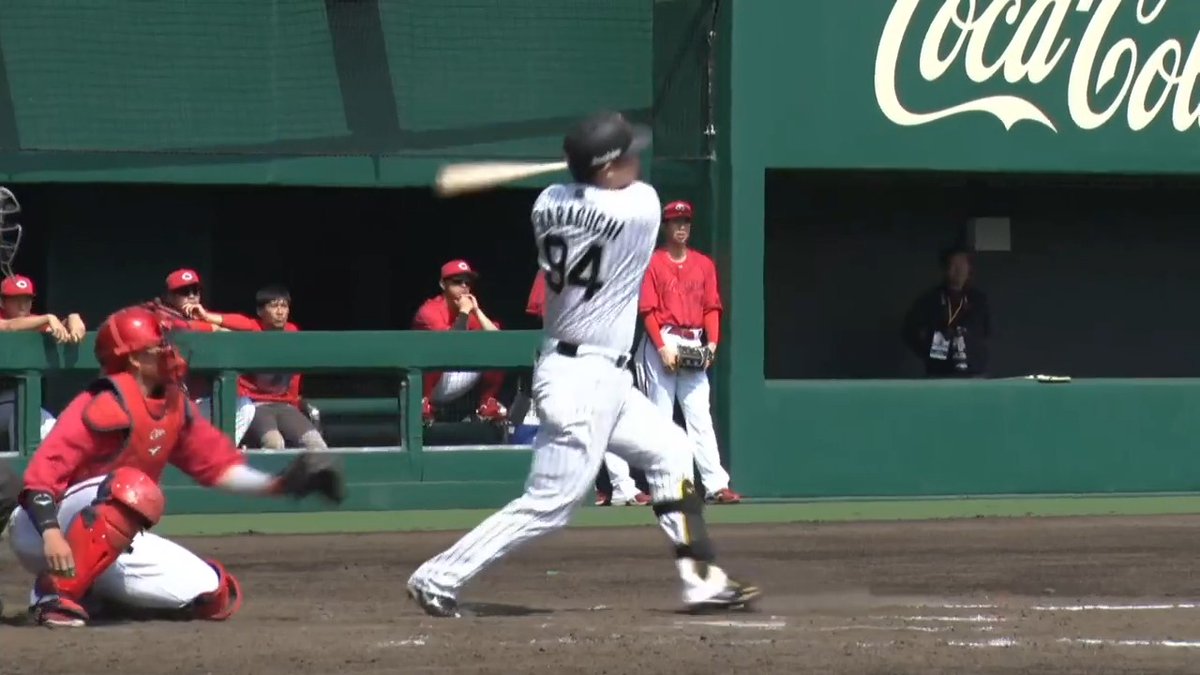 ⚾️#ウエスタン・リーグ 打った瞬間確信‼️ 阪神 #原口文仁 選手の逆転2ランホームラン👏🐯 🆚 #阪神 vs #広島 #プロ野球 #ファーム #hanshin #イージースポーツ にて 今年もプロ野球ファームを徹底配信💪