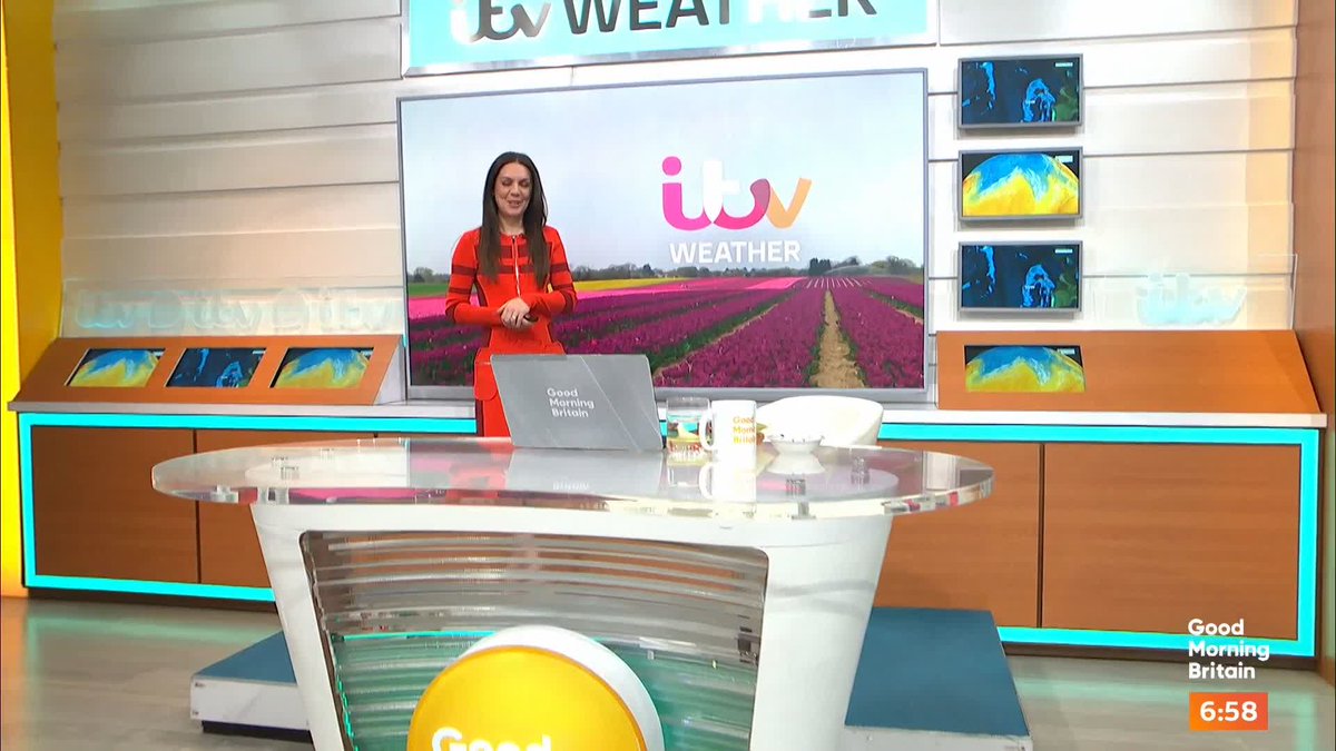 It will be wet and windy in the west and dry and bright in the east. Laura Tobin. has the forecast and the outlook for the Easter bank holiday weekend.