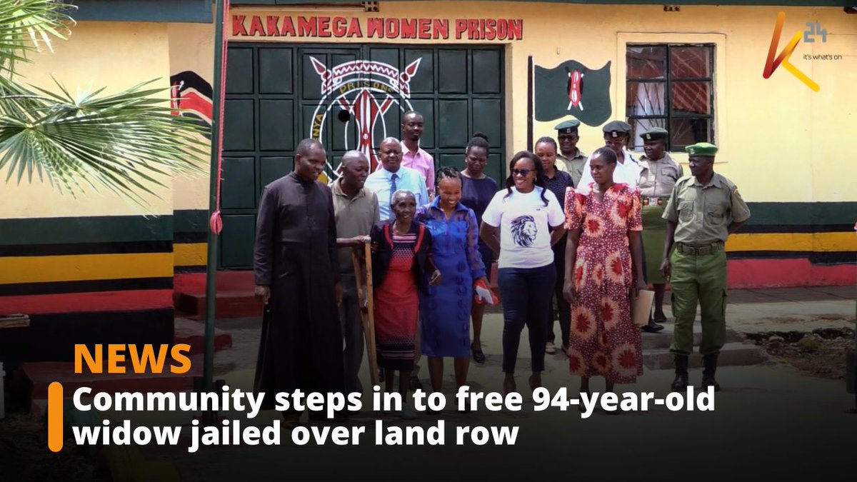 A 94-year-old widow released from Kakamega Women’s Prison amid joy and celebration