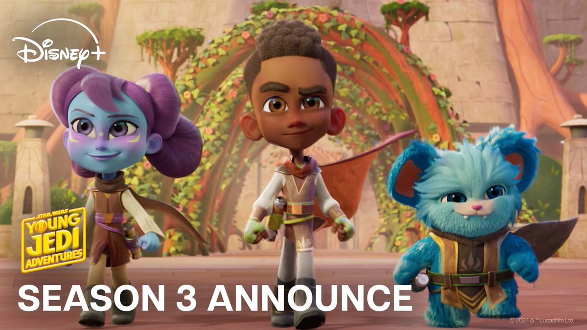 New adventures incoming! Young Jedi Adventures Season 3 is available this Fall on Disney+ and Disney Jr. #StarWarsCelebration