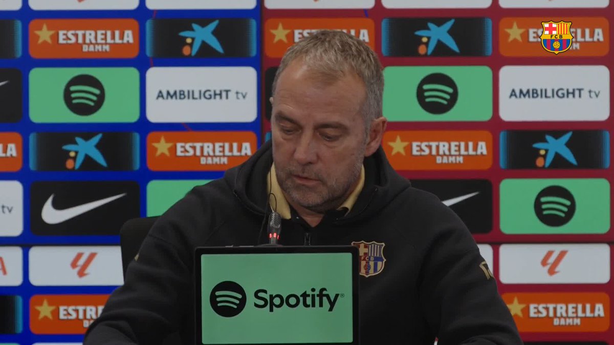 🎙️ HANSI FLICK: "Everyone knows that Lamine Yamal is a genius." #BarçaCelta