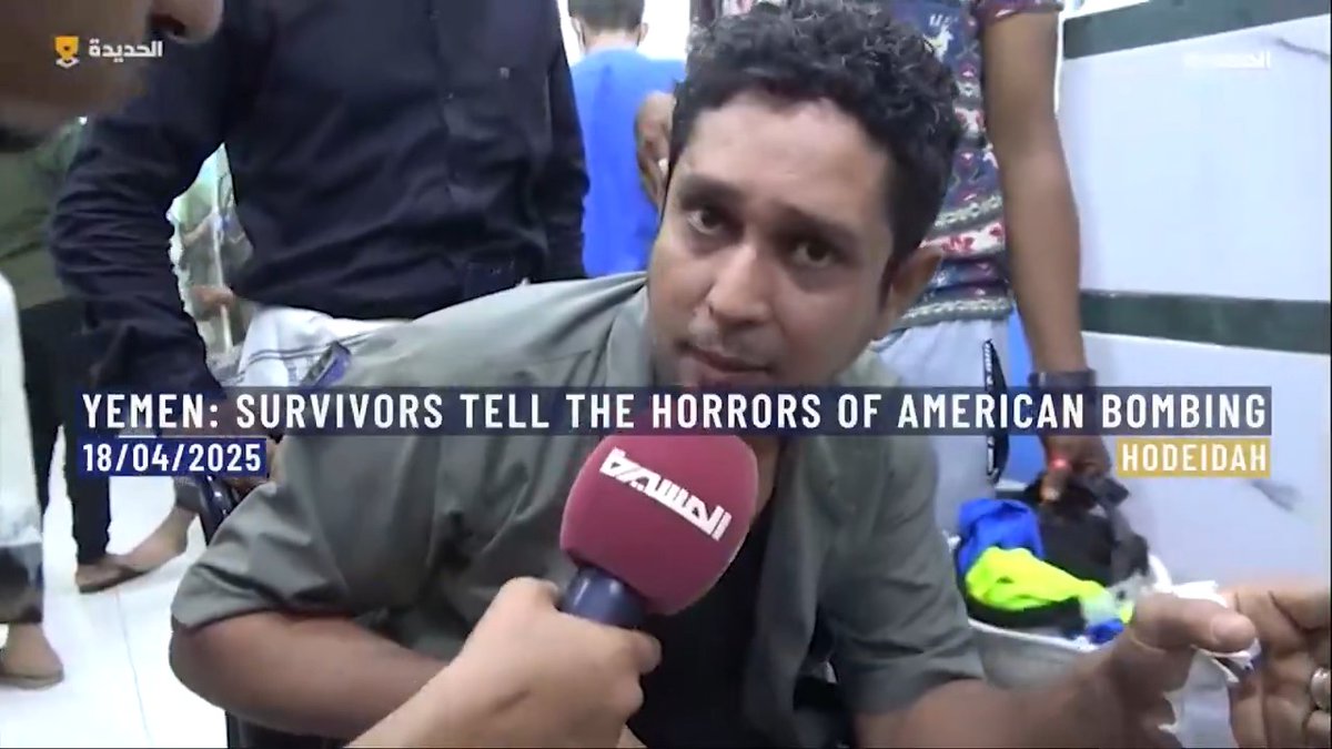 ⚡️⭕️ Survivors of the American bombing of the Ras Isa port in Yemen recount the horror they lived Yemen, Hodeida, 18-04-2025