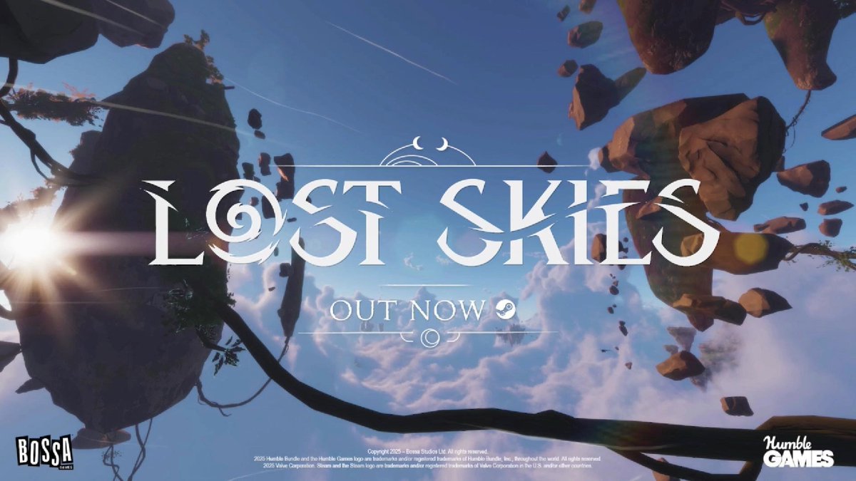 🌤️ The skies are no longer silent… Lost Skies is OUT NOW! 🚀 Soar through breathtaking floating islands and face danger with your crew in this open-world co-op survival adventure set amongst the clouds. 👉 Grab it now on Steam: