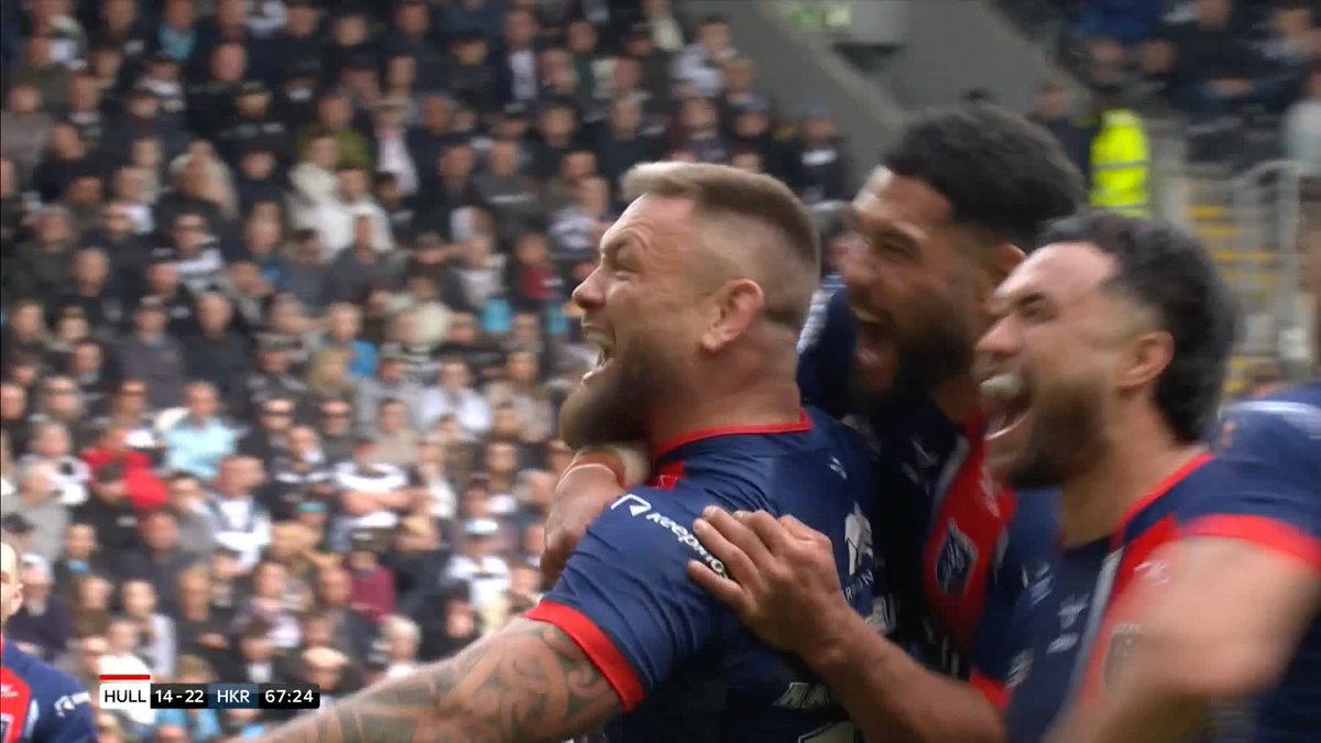 Is this the moment that sealed victory for Hull KR? 🤔 An acrobatic finish from Jared Waerea-Hargreaves, who announced his retirement at the end of the season this week 🙌