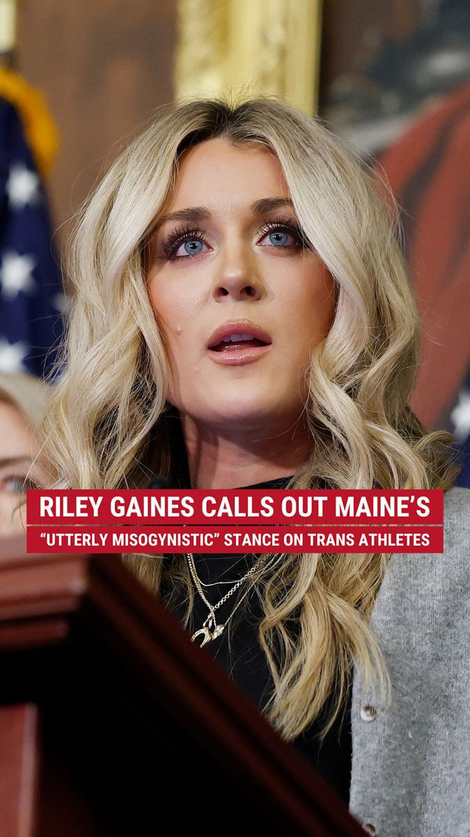 .Riley Gaines calls out Dem governors for their "deeply regressive and utterly misogynistic" stances.