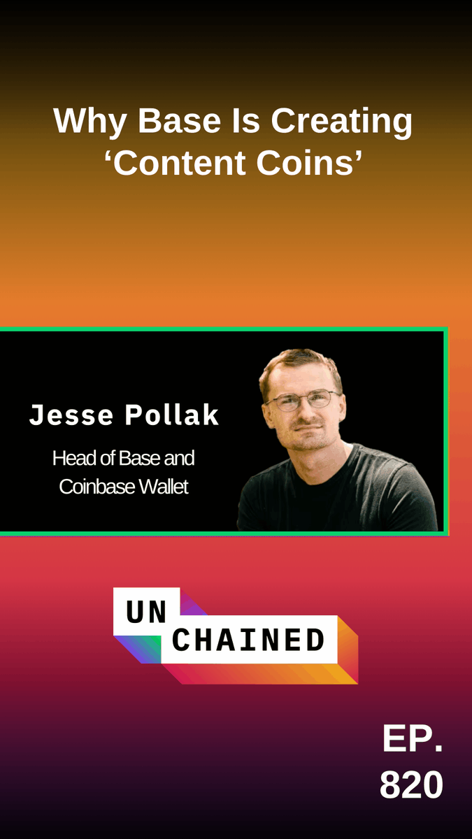 👀 “There’s stigma around coins,” and it’s outdated, says jesse.base.eth. He defends Base’s tokenized content push and explains why it’s about creator empowerment, not pump & dumps. 📺👇