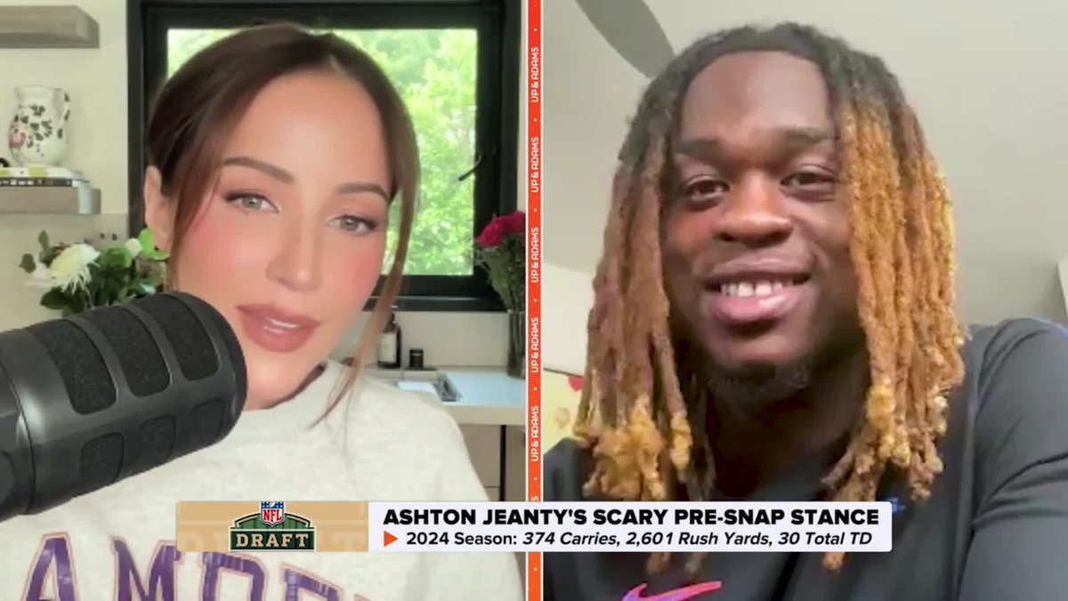 Ashton Jeanty's gotten a lot of GOLD JACKET level comps, but it's this current NFL RB that's his fave comparison. Kay Adams | Deuce 2️⃣