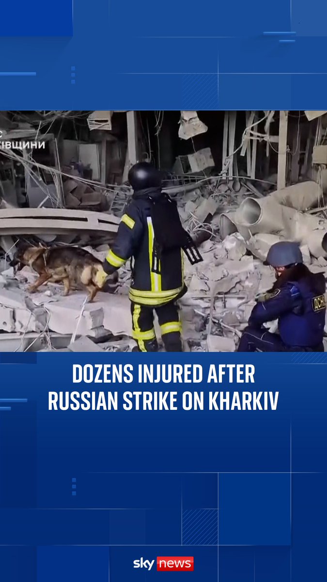 The Mayor of Kharkiv said a Russian attack on the city has killed at least one person and injured dozens.