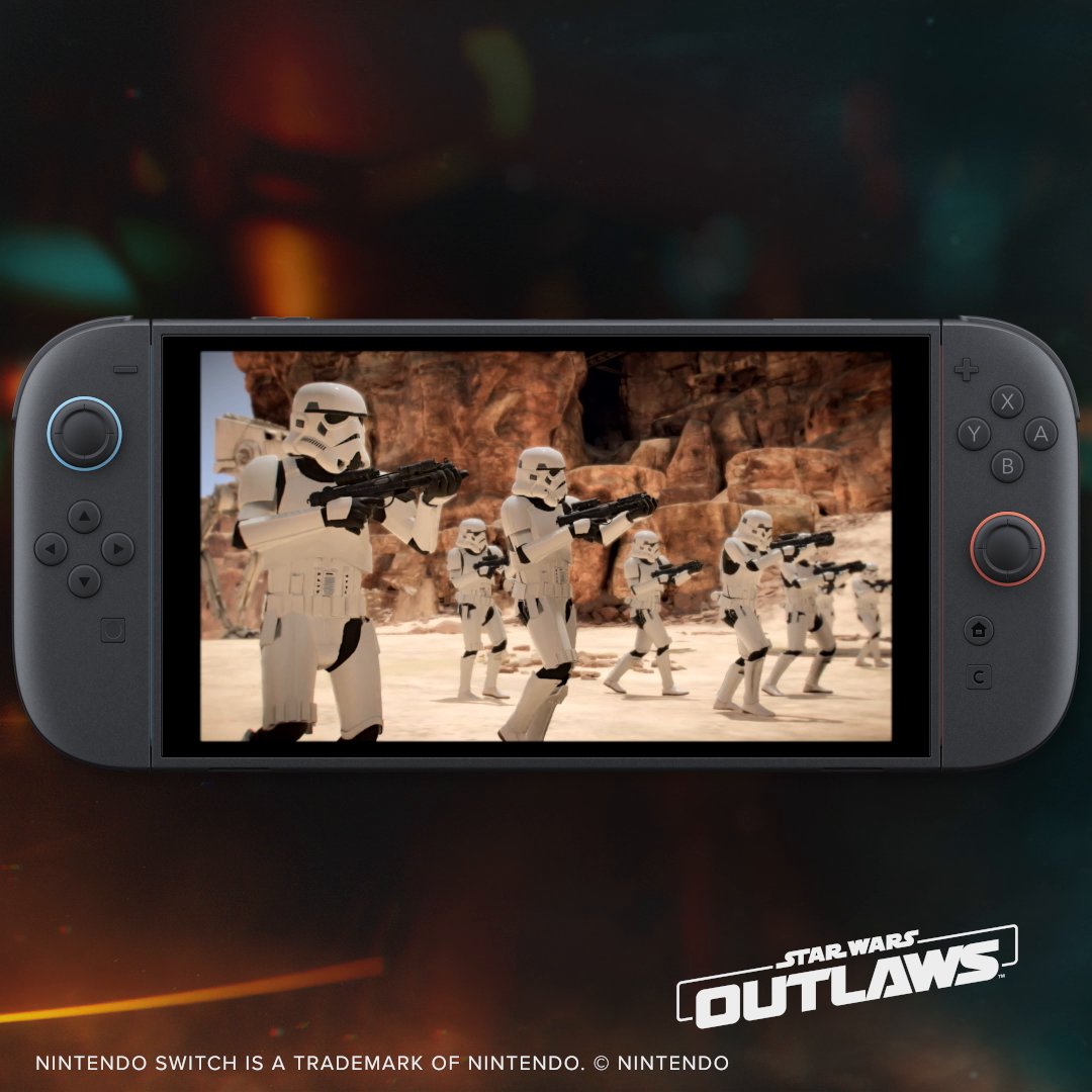 Star Wars Outlaws will be available on Switch 2 starting September 4, 2025!