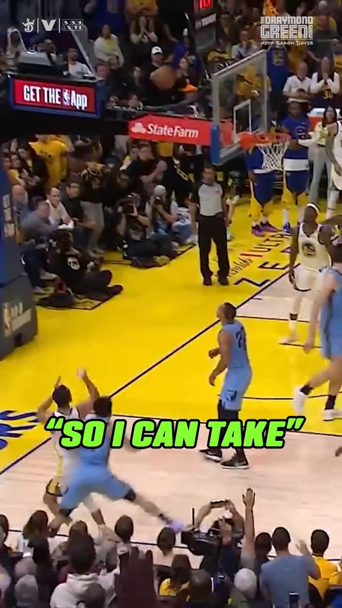 "I don't want you to take the shot, I want you to get me the ball to take the shot" Draymond Green on what Steph told him in crunch time vs Memphis