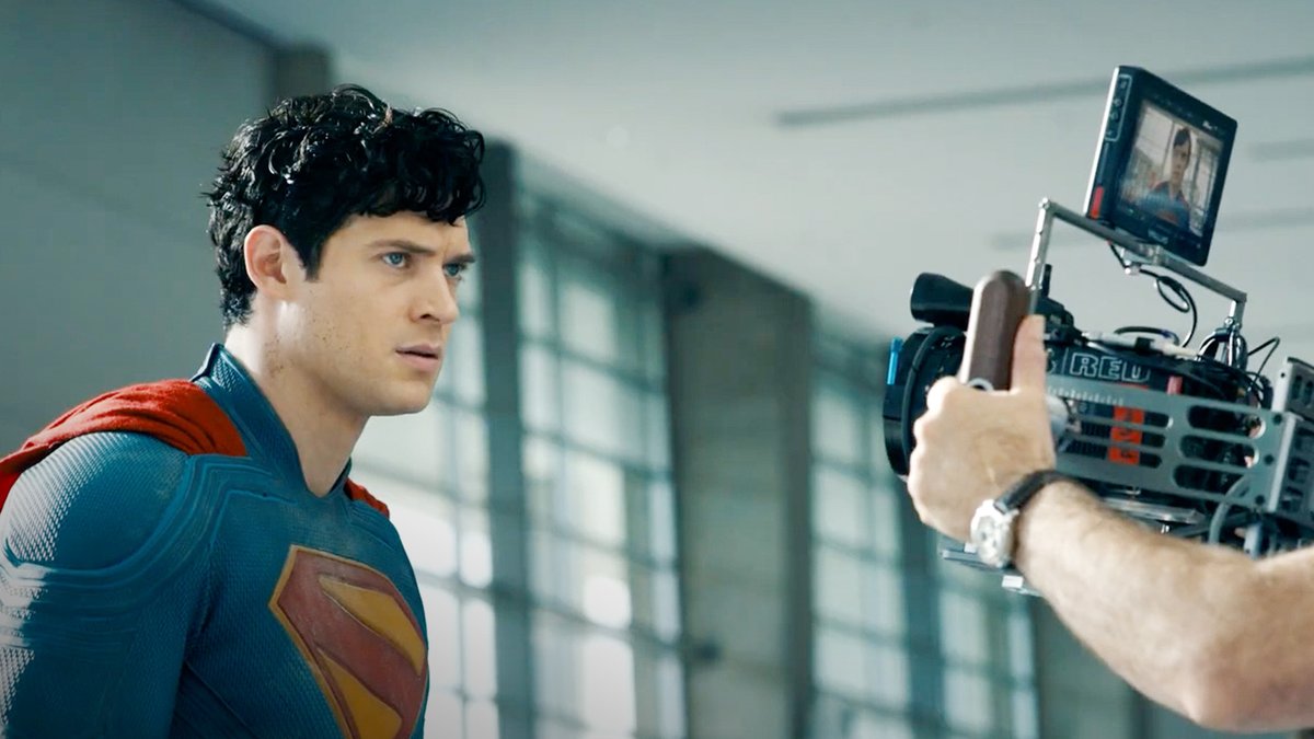 Check out this behind-the-scenes look at the filming of James Gunn's #Superman. Flying into theaters July 11.