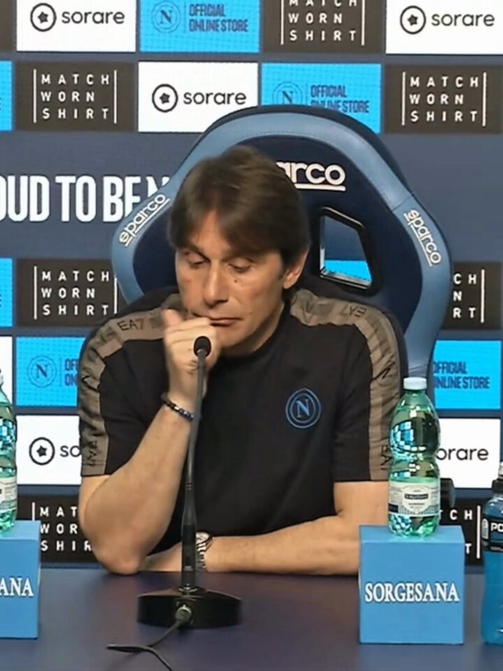 Così #AntonioConte alla vigilia di #MonzaNapoli #SerieA #DAZN