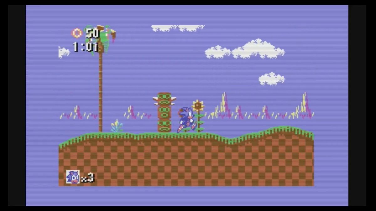 Sonic the Hedgehog on the Commodore 64