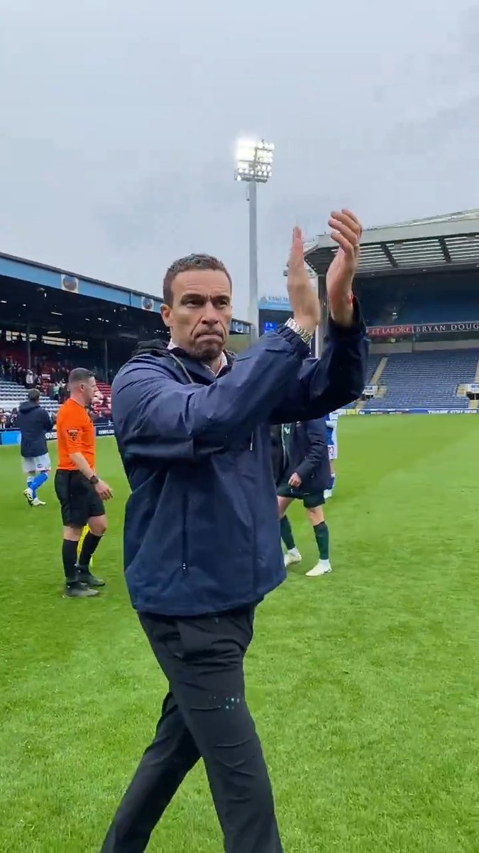 That Good Friday feeling at full-time! 🙌 #ROVvMIL | #Rovers 🔵⚪️