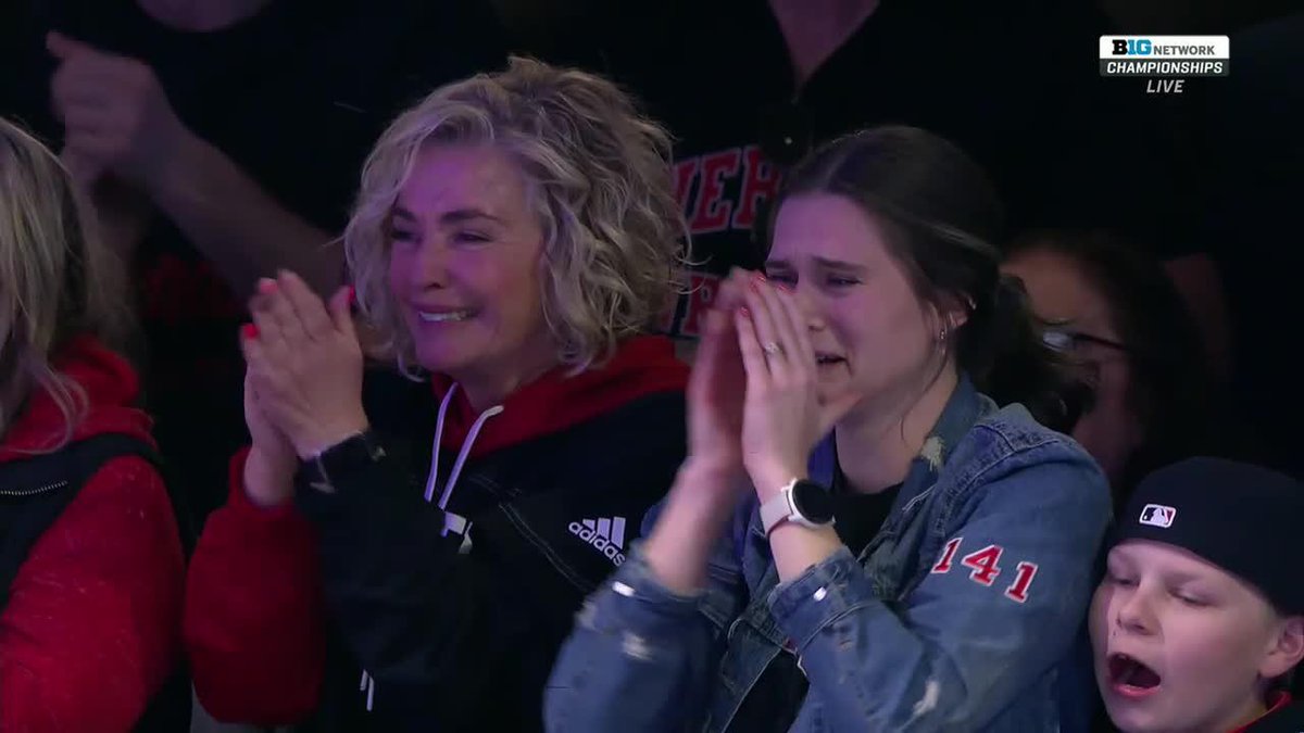 A special moment shared with loved ones 🫶 We’re flashing back to this special moment when Brock Hardy's family got to witness him become a Big Ten Conference Champion for Nebraska Wrestling 😊 #FlashbackFriday x #B1GWrestling