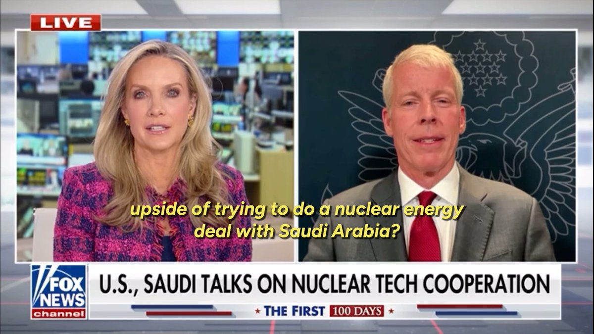 .Secretary Chris Wright: “Nuclear is one of those energy sources that I think will play a much larger role in the future.”