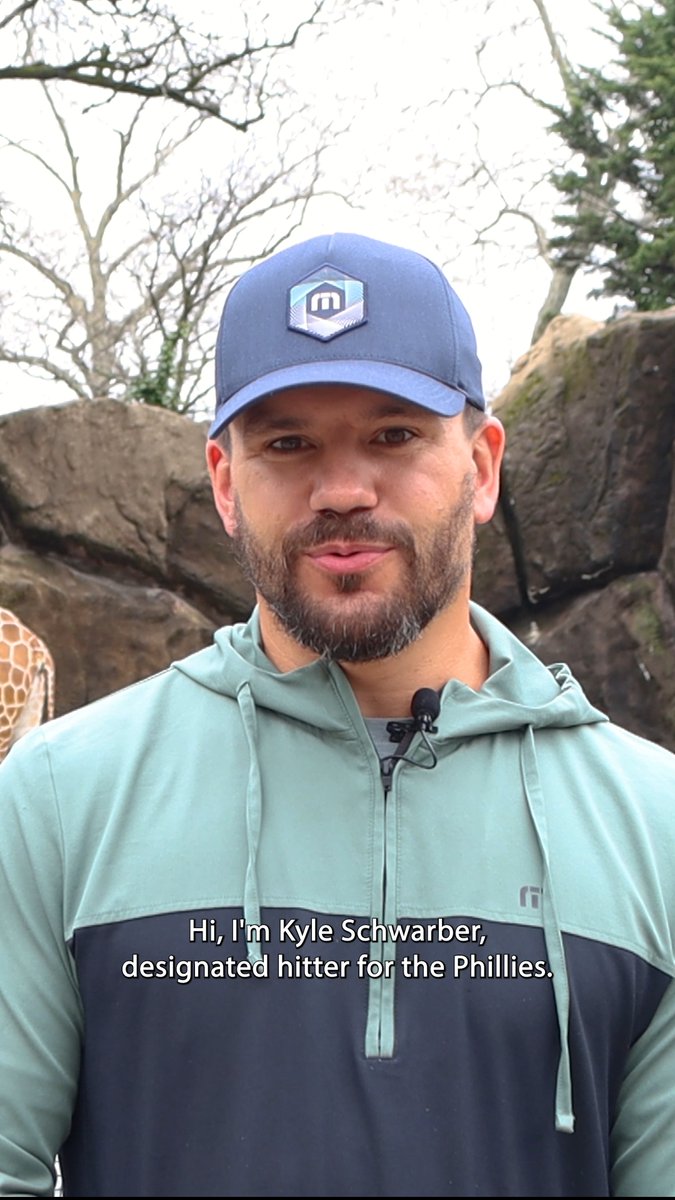 Philadelphia Phillies DH Kyle Schwarber is calling on you to go to bat for wildlife! ⚾🦒 Support this year's Zoo-A-Thon and help provide topnotch care for the animals who call our Zoo home. Donate online or onsite on 4/19 and enjoy a day full of animal activities!