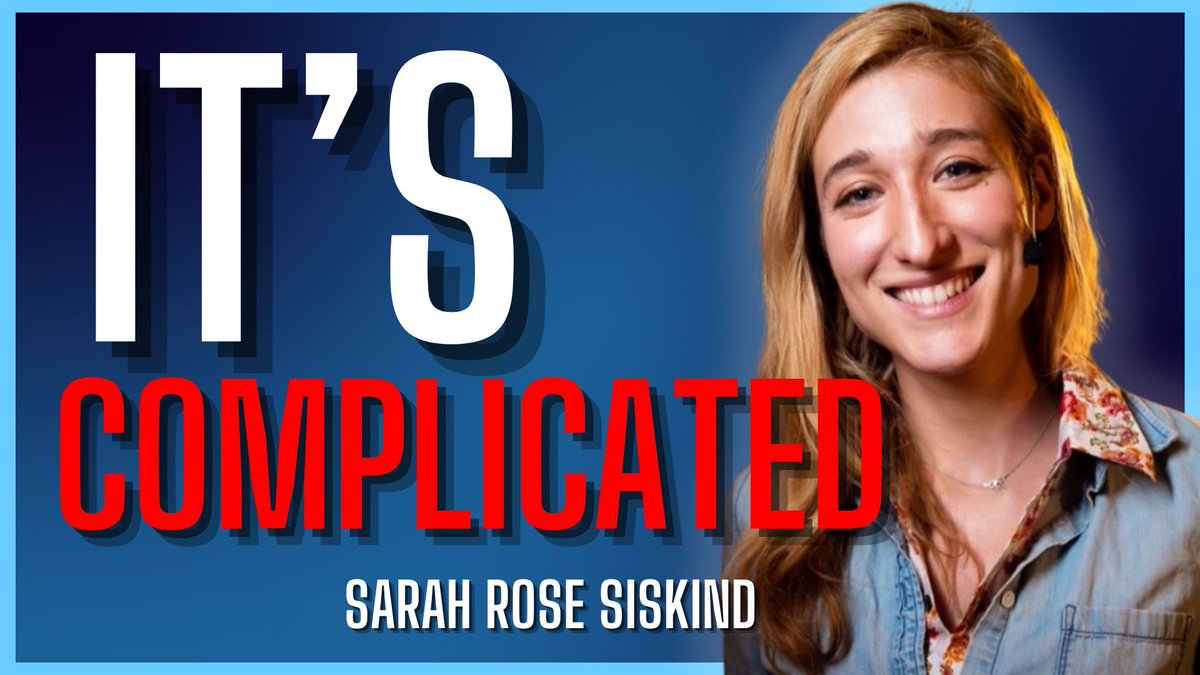 Had the brilliant and effervescent Sarah Rose Siskind on Walk-Ins Welcome to talk about marriage, AI, education, and so much more.
