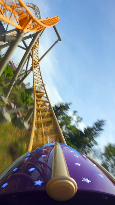 Ride a shooting star across the cosmos 💫 Experience Stardust Racers only at Universal Epic Universe, opening May 22, 2025.