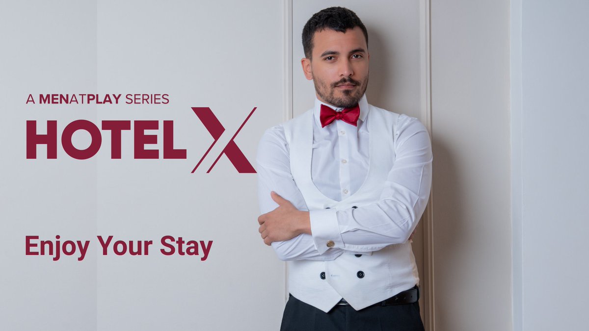 #TGIF #FeatureFriday Adult-only, all-male five-star XXX service venue, Hotel-X caters to horned-up businessmen who can request "room service" from the service staff.