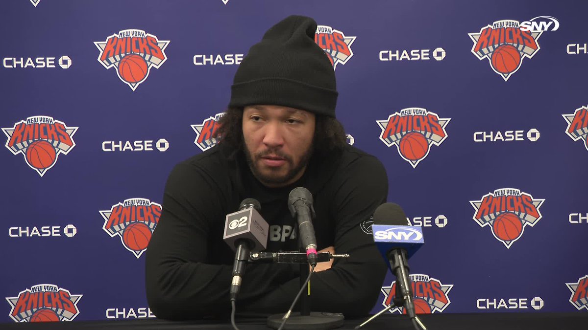 Jalen Brunson was asked about the thoughts that Tom Thibodeau's job could be in jeopardy if the Knicks don't make a deep playoff run "Individually he's meant a lot to my career. There's a lot of players who can say they've definitely benefited from Tom Thibodeau"