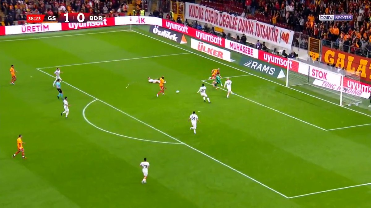 Gabriel Sara Barış Alper Osimhen Torreira ile net pozisyonlar kaçtı direklerden döndü efsane bir ilk yarı Galatasaray - Bodrumspor #GSvBDR