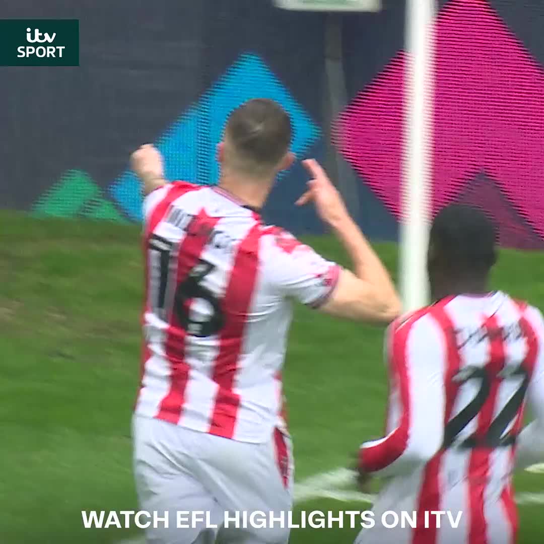 A bizarre goal... But it's a cheeky one for Ben Wilmot 🍑 Stoke City FC | EFL