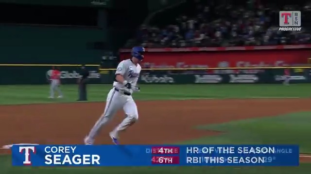 Screw it, all 100 Rangers homers from Corey Seager.