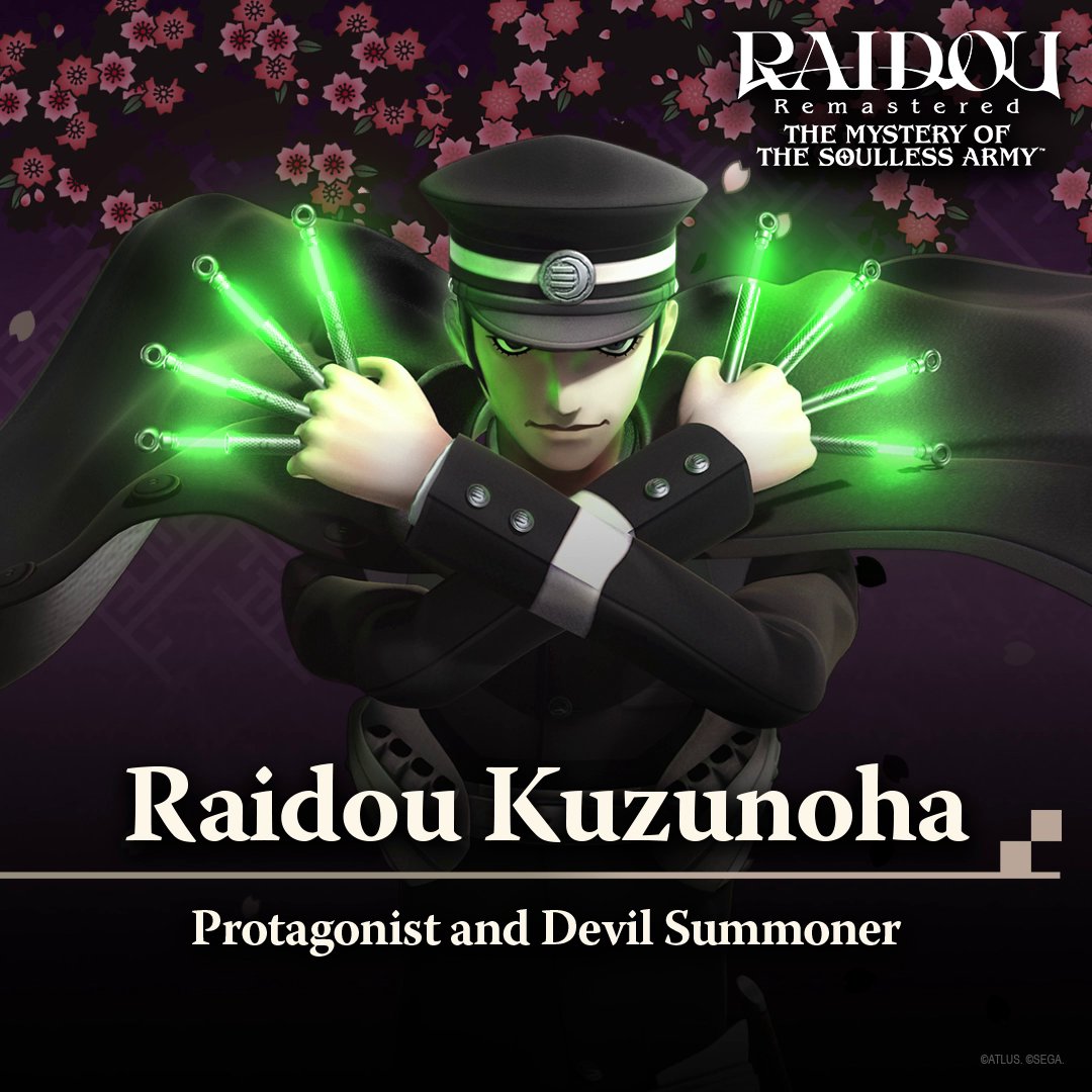 He’s ready to vanquish the darkness. Play as the effortlessly cool Raidou Kuzunoha in RAIDOU Remastered: The Mystery of the Soulless Army! Pre-order now: