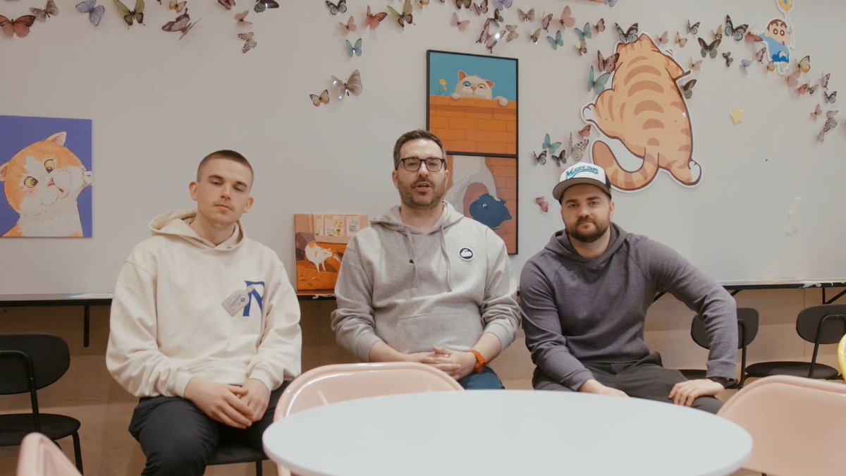 ICYMI: Curlers, cats, and a convo. 🐱 Matt Dunstone, Ross Whyte, and John Cullen hit a Toronto cat café to talk TCG All-Star. Watch the full episode 👇