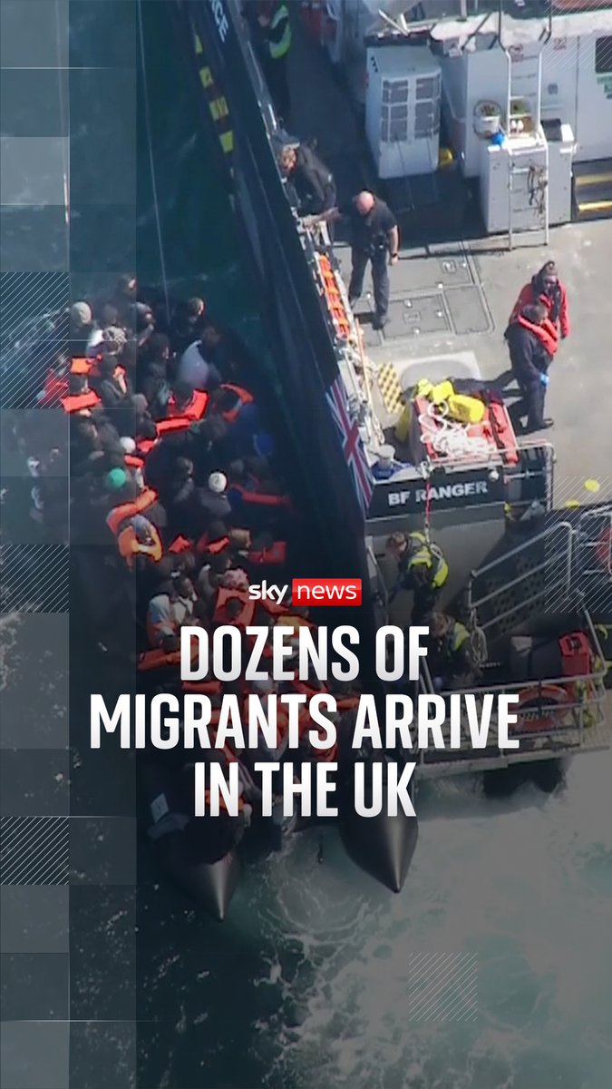 More than 200 migrants crossed the English Channel on Thursday More ➡️