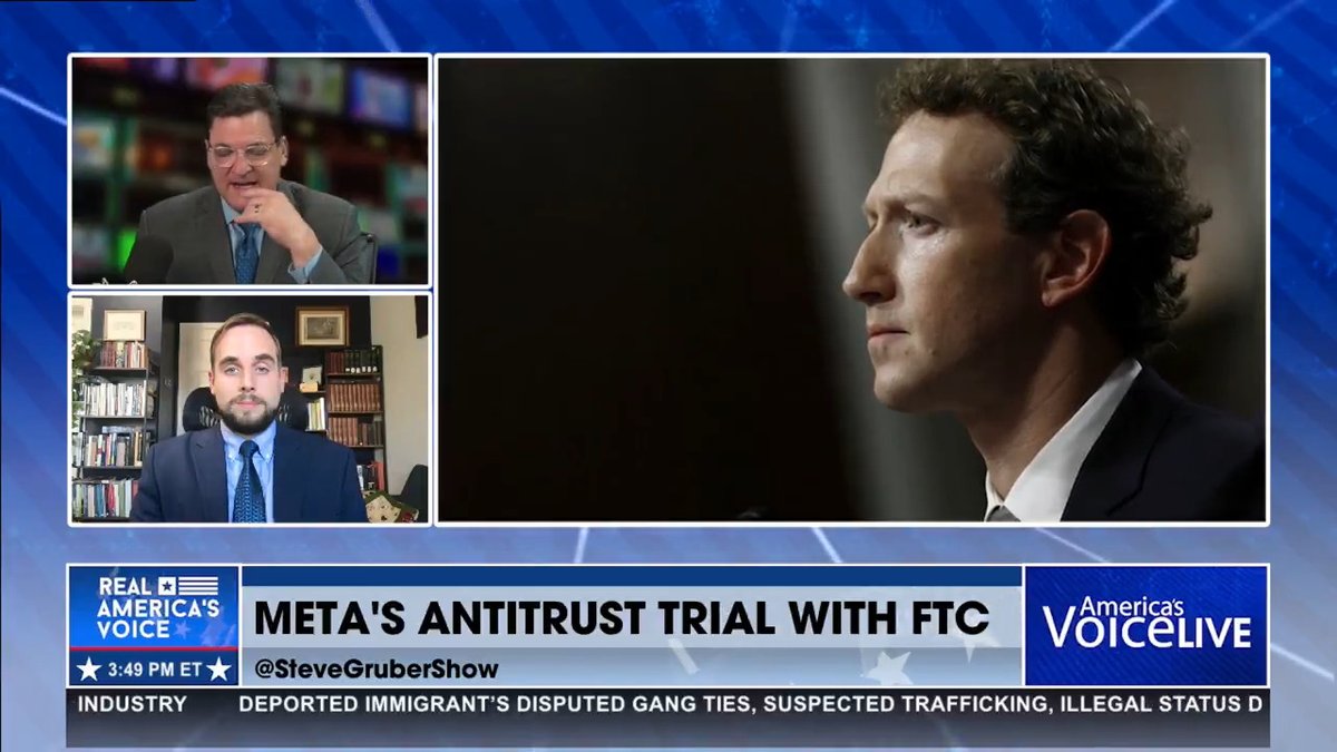 "FACEBOOK UNIVERSE IN REAL TROUBLE" Zuckerberg was on the stand for 7 hours and "seems like they got some pretty damning admissions from him." Daniel Cochrane @heritage Steve Gruber