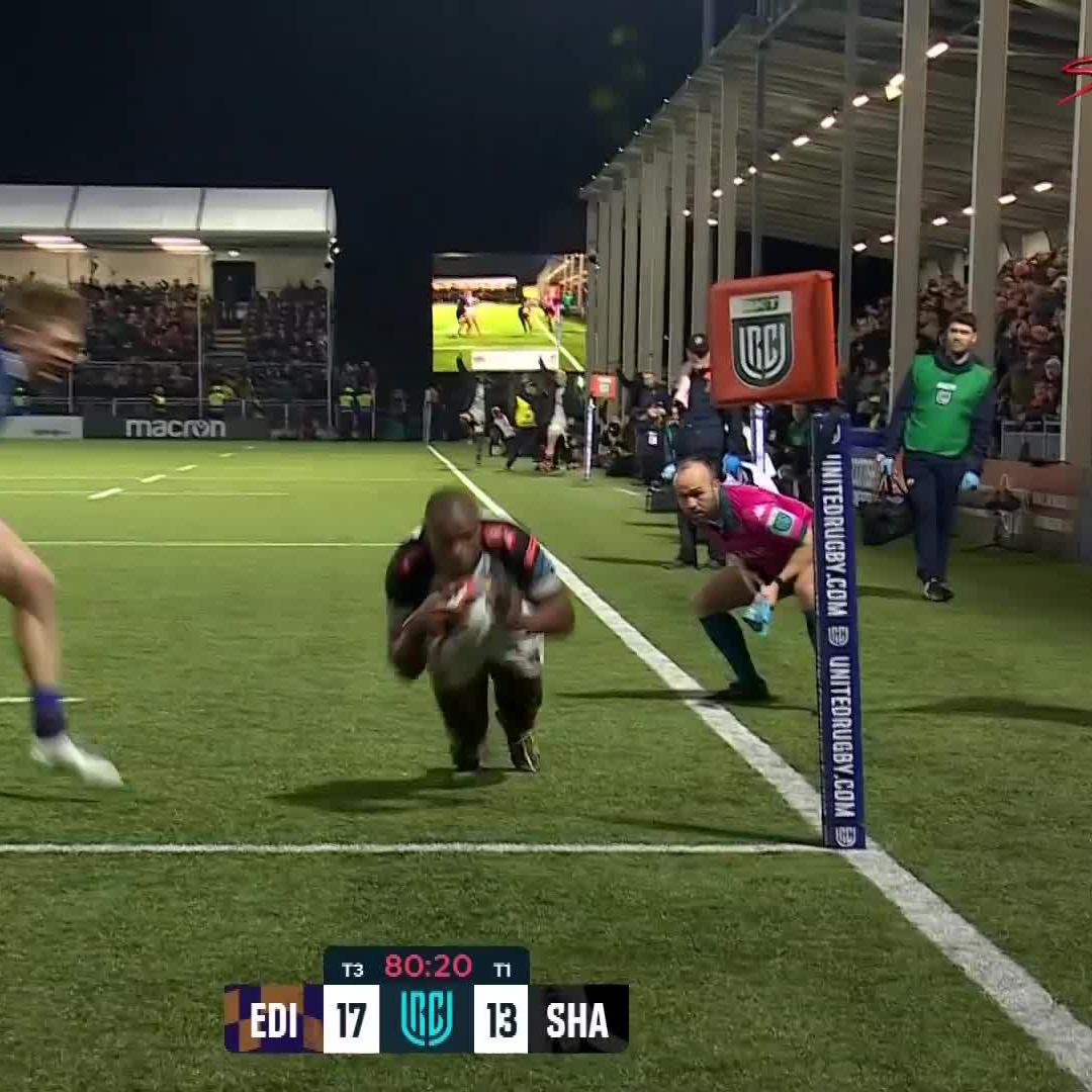 Masuku x Mapimpi 👏👏 The Hollywoodbets Sharks get it done in Scotland 🦈🔥 #SSRugby | #VURC